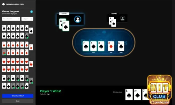 Ứng dụng xác suất Outs và Odds vào trò Poker online